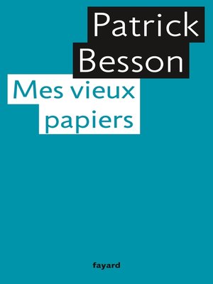 cover image of Mes vieux papiers